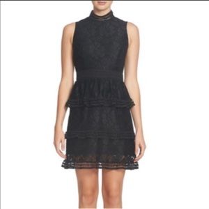 CeCe (Nordstrom) Tiered Lace Sheath Dress